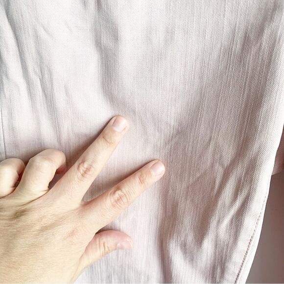 Soft Surroundings Pink Blush Pull On Raw Hem Jeggings Stretch Jeans Size Small S - Picture 15 of 16